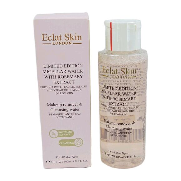 Eclat Skin London Micellar Water Rosemary Extract Makeup Remover & Cleansing - Picture 1 of 5